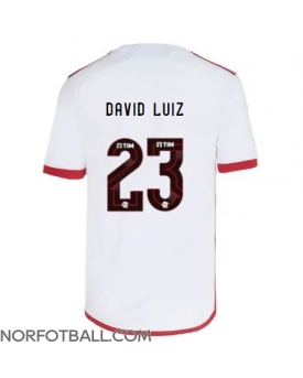 Billige Fotballdrakt Flamengo David Luiz #23 Replika Bortedrakt 2024-25 Kortermet